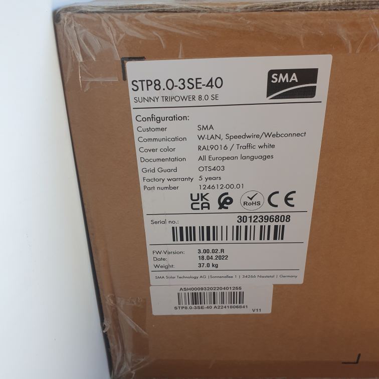 SMA Sunny Tripower 8.0 Smart Energy STP8.0-3SE Hybrid