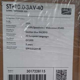 SMA Sunny Tripower STP10.0-3AV-40 mit WLAN
